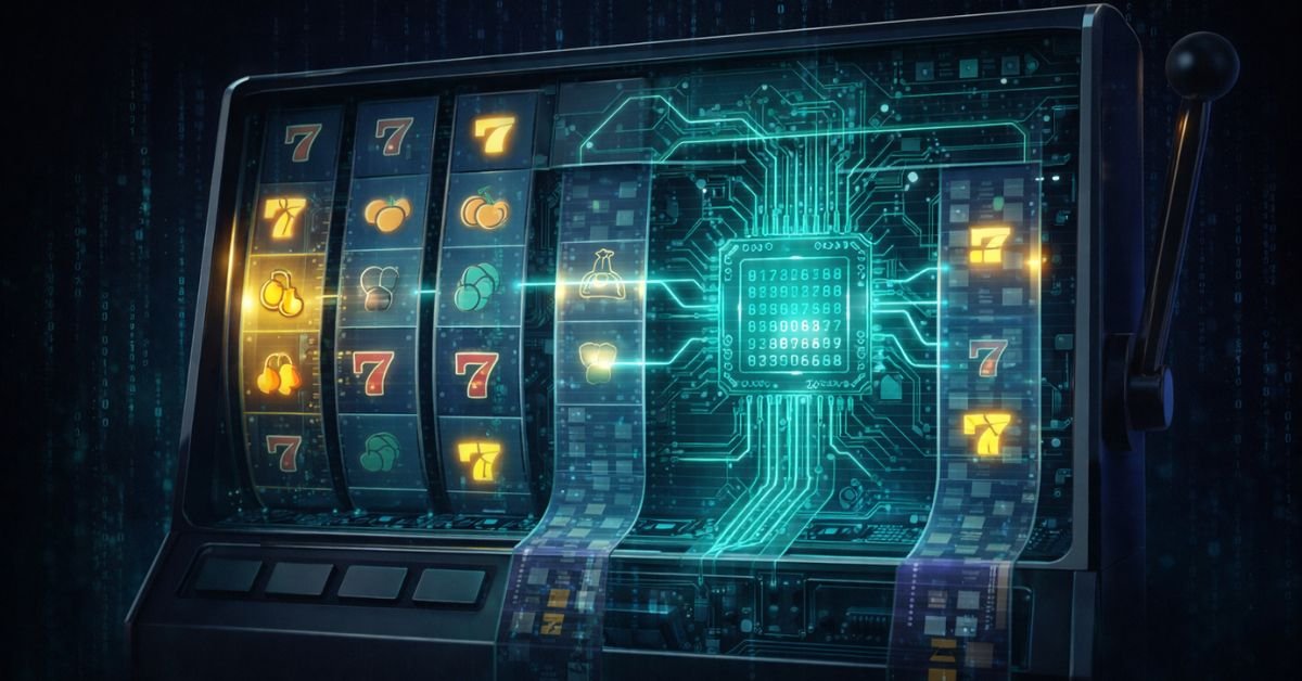 How RNG works in online slots — 5 hidden steps from random number generation through virtual reel mapping to the final spin result