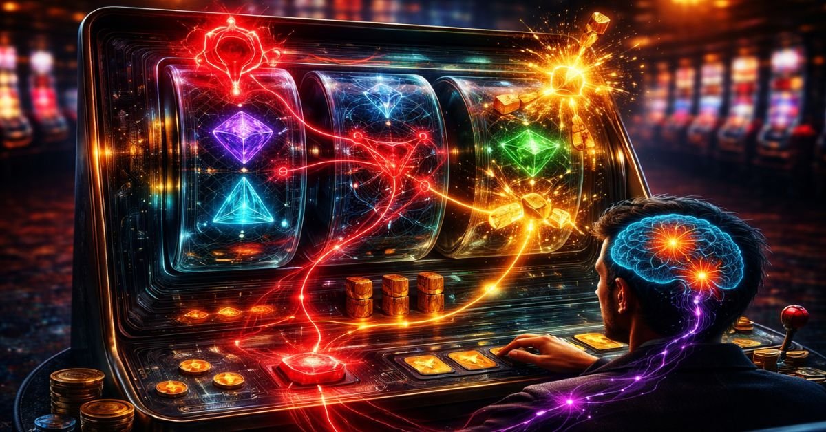 Player psychology in slot games — 8 hidden triggers including near misses, losses disguised as wins, cascading anticipation, and flow state design