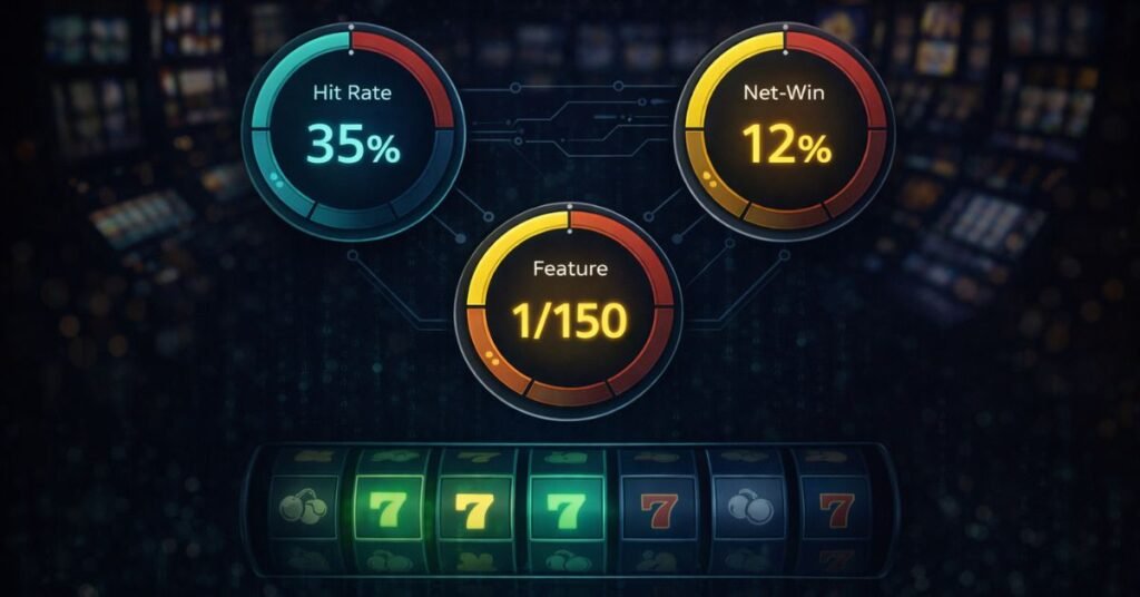 slot hit rate — how bonus trigger frequency, base game hit rate, and RTP connect with worked examples