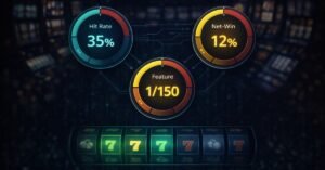 slot hit rate — how bonus trigger frequency, base game hit rate, and RTP connect with worked examples