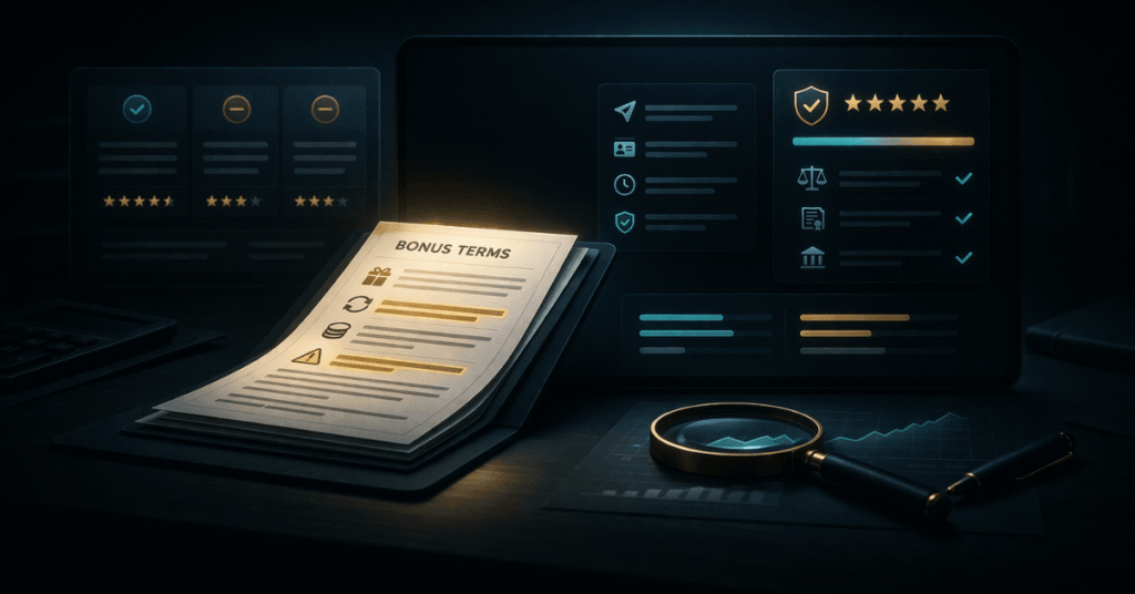 Betsson casino review featured image showing bonus terms and withdrawal checks