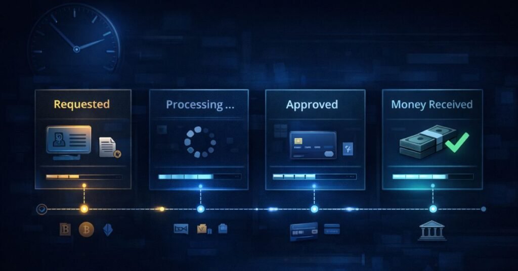 casino withdrawal processing time vs money received explained