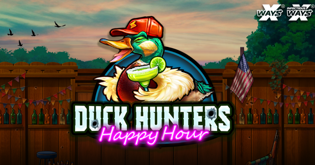 Duck Hunters Happy Hour slot by Nolimit City — 33,333x max win with Big Game Spins and position multiplier mechanics (2026)