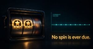 gambler's fallacy in slots probability chart